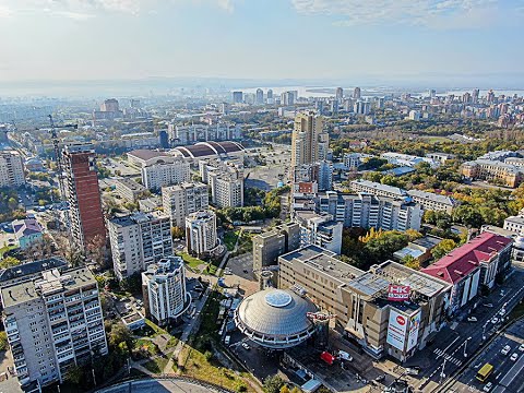 Видео: г.  Хабаровск, Центральный район. Ул. Карла Маркса, Амурский бульвар.