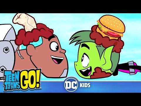 Видео: Teen Titans Go! Россия | Бой едой! | DC Kids
