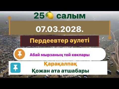 Видео: Сарыағаш ауданы Пердеевтер әулеті Абай мырзаның той көкпары 07 03 2024