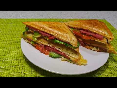 Видео: Сэндвич в Мультипекаре