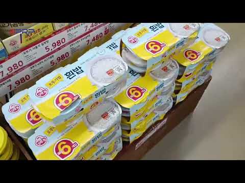 Видео: Образцы готовой еды длительного хранения в корейских супермаркетах