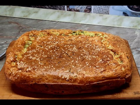 Видео: Такая ВКУСНОТА из КАБАЧКОВ просто НЕВОЗМОЖНО оторваться! Как СЫТНО накормить семью! ПИРОГ из КАБАЧКА