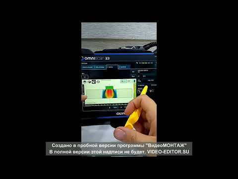 Видео: ультразвуковой контроль фазированной решёткой. калибровка метода TFM на ВРЧ.