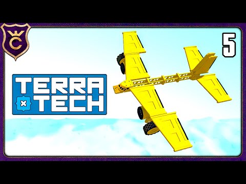 Видео: САМОЛЁТ GEOCORP! TerraTech 1.6