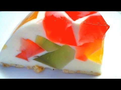 Видео: Торт без выпечки "Битое стекло" / Cake "broken glass"