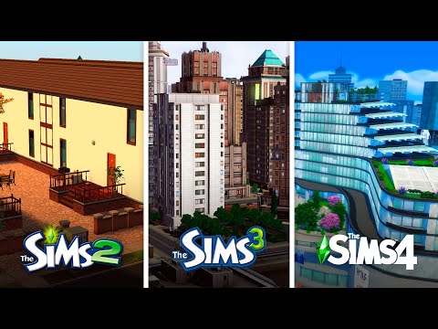 Видео: Квартиры в The Sims / Сравнение 3 частей