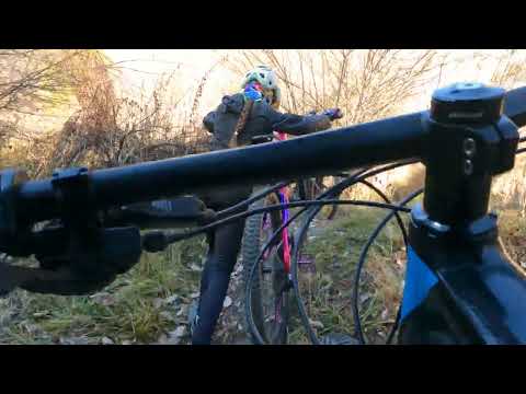 Видео: Кайракский водопад, на велосипедах. ноябрь 2023