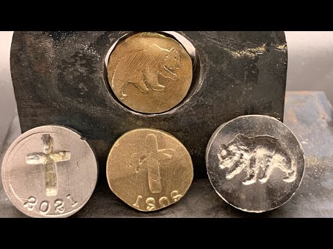 Видео: Самодельные штампы для монет. Создаём новую валюту!