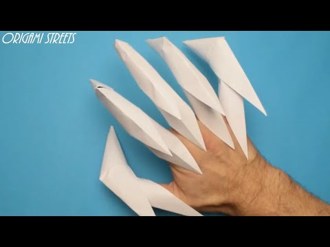 Видео: Как сделать когти дракона из бумаги