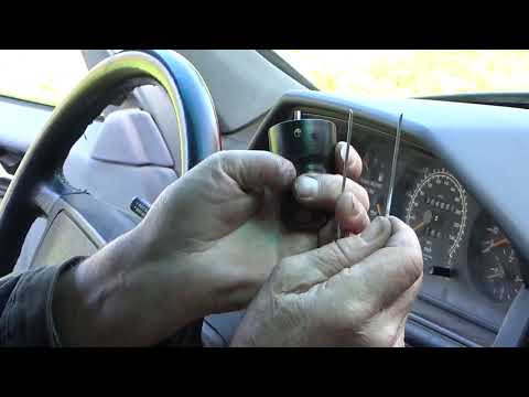 Видео: Замена тумблера зажигания Mercedes-Benz W124