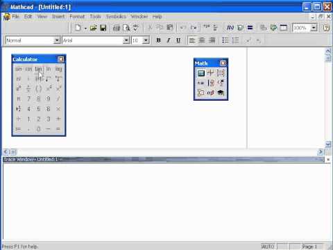 Видео: Mathcad-03. Устройство интерфейса