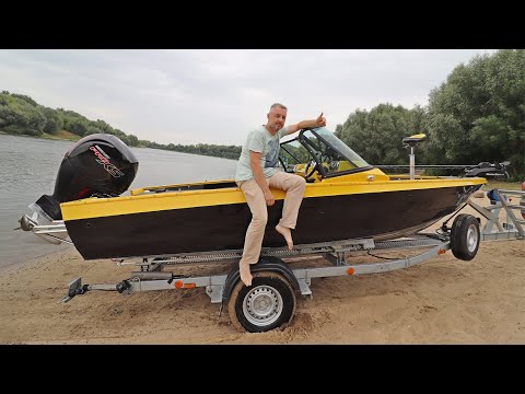 Видео: Лодка для Рыбалки FINVAL 555 под Mercury 150   что может этот комплект!