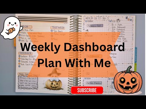 Видео: 👻 Еженедельный план панели мониторинга вместе со мной | Эрин Кондрен Ежедневный дуэт 🎃