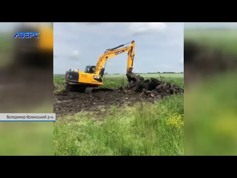 Видео: Викинули сміття просто в річку: на Волині селяни обурені діями місцевого бізнесмена