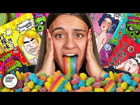 Видео: ПРОБВАМ НАЙ-КИСЕЛИТЕ БОНБОНИ В СВЕТА