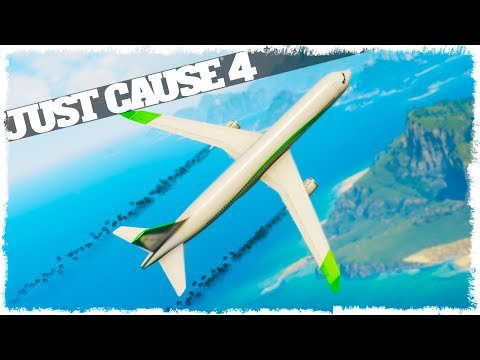 Видео: ЖУТКОЕ КРУШЕНИЕ САМОЛЕТА!!! УГАР, ЭПИК В JUST CAUSE 4!!!