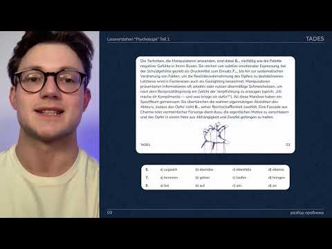 Видео: Видеоразбор Sprachbausteine C1 (пример с курса "C1-Prüfungen")