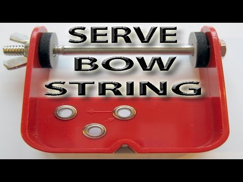 Видео: Как натянуть тетиву с помощью специального инструмента. Стрельба из лука, натяжение тетивы.