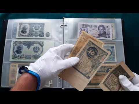 Видео: Полный альбом банкнот от подписчика на продажу