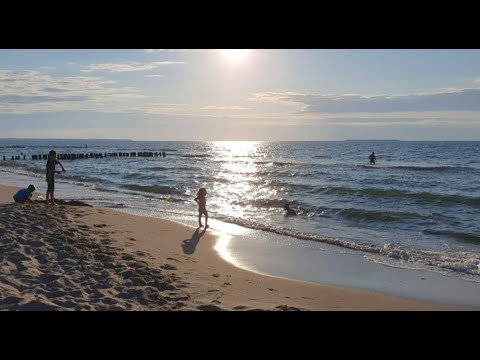 Видео: 🏖️Балтийское море,🌊 песочные ✨дюны, закат,☀️ вечер в сентябре...🏕️2024 год.