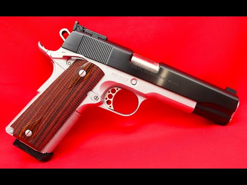Видео: Ранний Тим CT Брайан Full House Custom - Colt Government Model 1982 года, классический двухцветны...