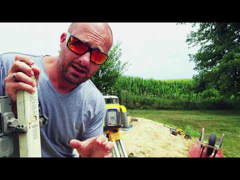Видео: КАК РАЗМЕТИТЬ ОТКОСЫ С ПОМОЩЬЮ ЛАЗЕРА И НИГДЕРНОЙ ЛЕЙКИ //Лазер и нивелирная рейка для откосов. К...