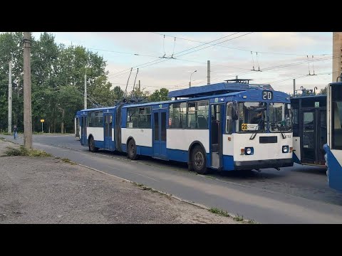 Видео: Троллейбус, маршрут №20 ЗиУ-683БМ б.1116 (05.08.2021) Санкт-Петербург