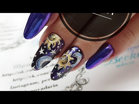 Видео: Зимний дизайн ногтей  Новогодние ногти  Дизайн который светится в темноте