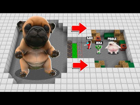 Видео: 🇺🇦 АРМІЯ 1000 ПІБЛ ПРОТИ БАКІ І МІКИ У МАЙНКРАФТ! БИТВА PIBBLE MINECRAFT