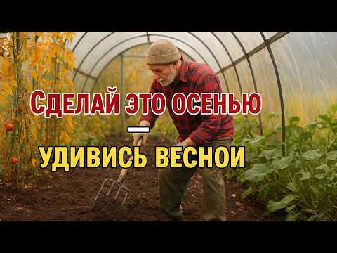 Видео: Осенью Внесите Это В Теплицу — И Весной Земля Оживёт Сама