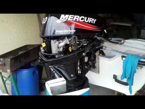 Видео: Обзор Меркурий 8-9,9лс 4 такта он же тохатсу 9,8