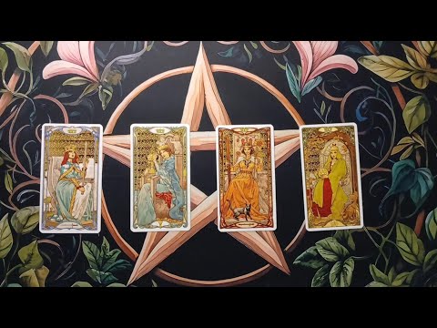 Видео: Таро! 4 Королевы: СУЖЕНЫЙ! 🌛🌕🌜💌❤️‍🔥