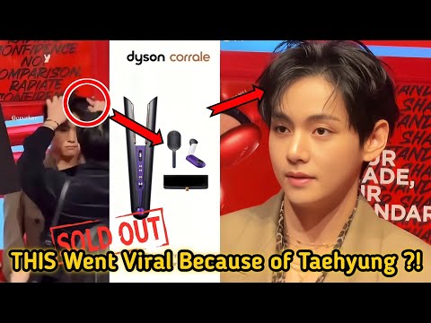 Видео: Всего минуту назад! Инструмент для укладки волос, которым пользовался Тэхён, стал вирусным и раск...