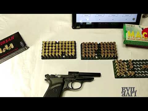 Видео: SUR 2608 и патроны MAC - сравнение патронов