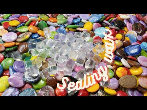 Видео: Цветной прозрачный сургуч (с участием шоколадного воска) сургучная печать asmr