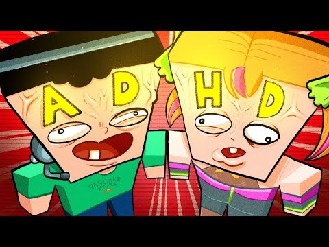 Видео: 40 минут хаоса в Minecraft для людей с СДВГ!