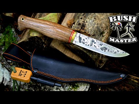 Видео: Тест ножа Берси со сканди. Финка от Товарищества Завьялова. Ножи для леса.