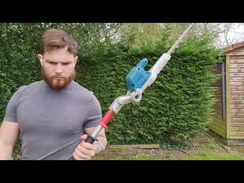 Видео: Аккумуляторный кусторез Makita