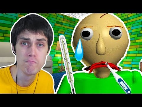 Видео: БАЛДИ СИЛЬНО ЗАБОЛЕЛ ! - Baldi's Basics In Education And Learning Mod [Балди Мод]