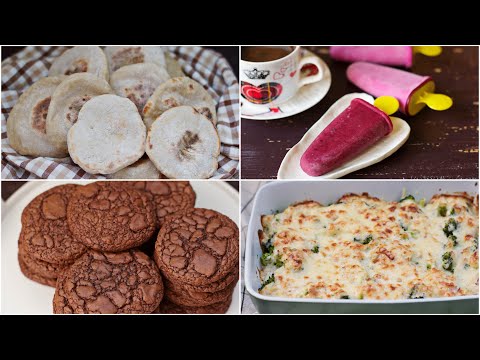 Видео: Лепешки на закваске на сковороде/Гратен из брокколи/Ягодное мороженое с йогуртом/Шоколадное печенье