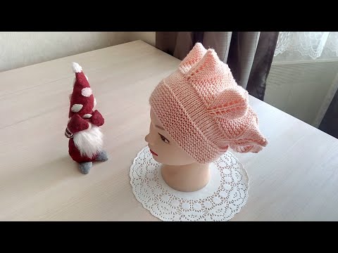 Видео: Детский берет "Осенние листья" листья