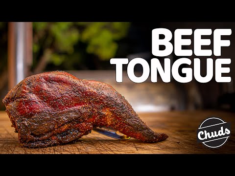 Видео: Копчёный говяжий язык! | Chuds bbq