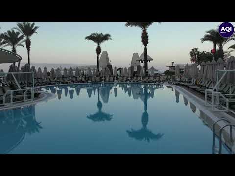 Видео: ⭐⭐⭐⭐⭐AQI Pegasos ROYAL/RESORT/CLUB. Depths of pools. Havuzların derinliği. Глубина бассейнов. Club.