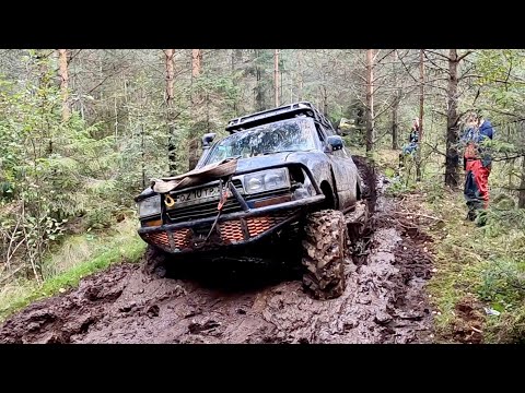 Видео: Глубокий торф не щадит никого, подъезжаем к болоту