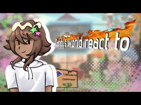 Видео: Dandy's world react to/ реакция мира денди на