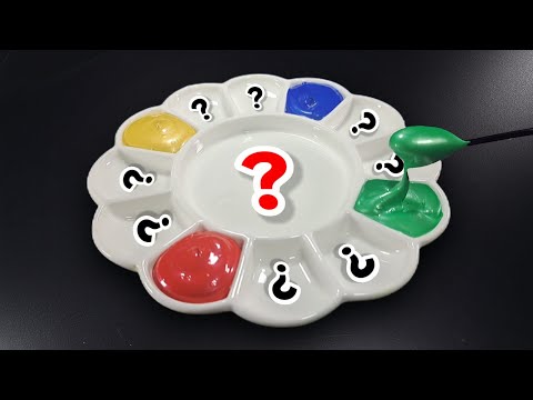 Видео: Здесь я создам 13 металлических цветов, используя красный, жёлтый, синий и зелёный – Удовлетворяющее