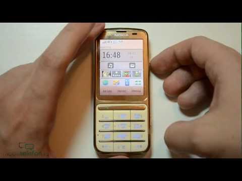 Видео: Обзор Nokia C3-01 Gold Edition (Touch and Type) (review)