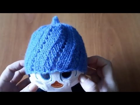 Видео: ДЕТСКАЯ ШАПОЧКА - ЛУКОВКА ДЛЯ ТОРОПЫЖКИ (Клуб 28 петель)// Children's hat with knitting needles.