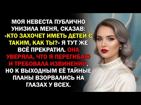 Видео: Моя невеста публично унизила меня, сказав: «Кто захочет иметь детей с таким, как ты?» Я тут же...