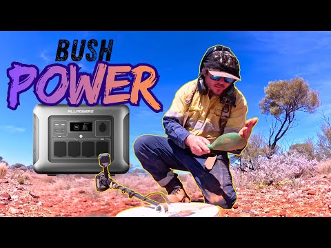 Видео: Поиск золота в Западной Австралии с помощью ALLPOWERS R1500 Lite!